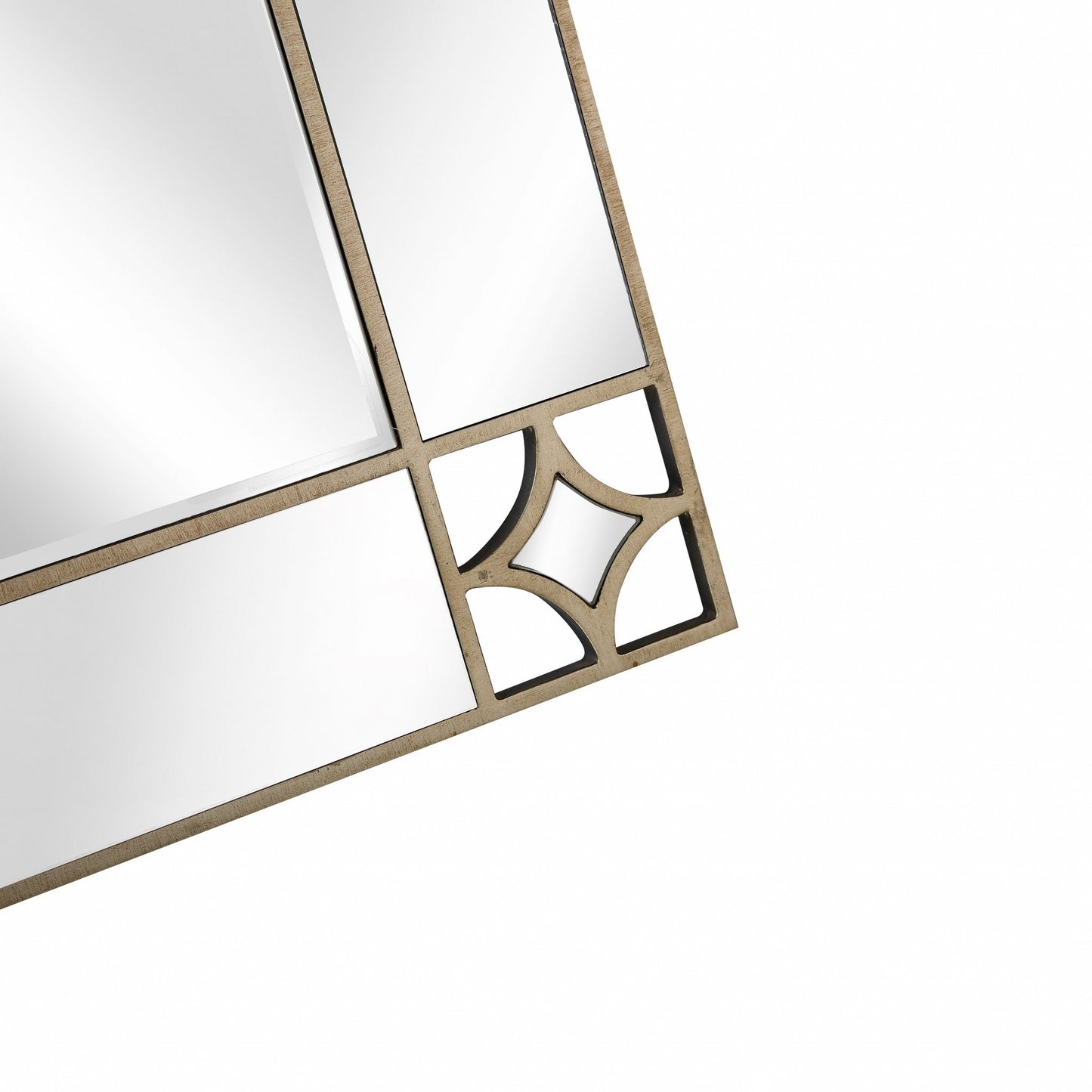 HomeRoots Champagne Finish Wall Mirror