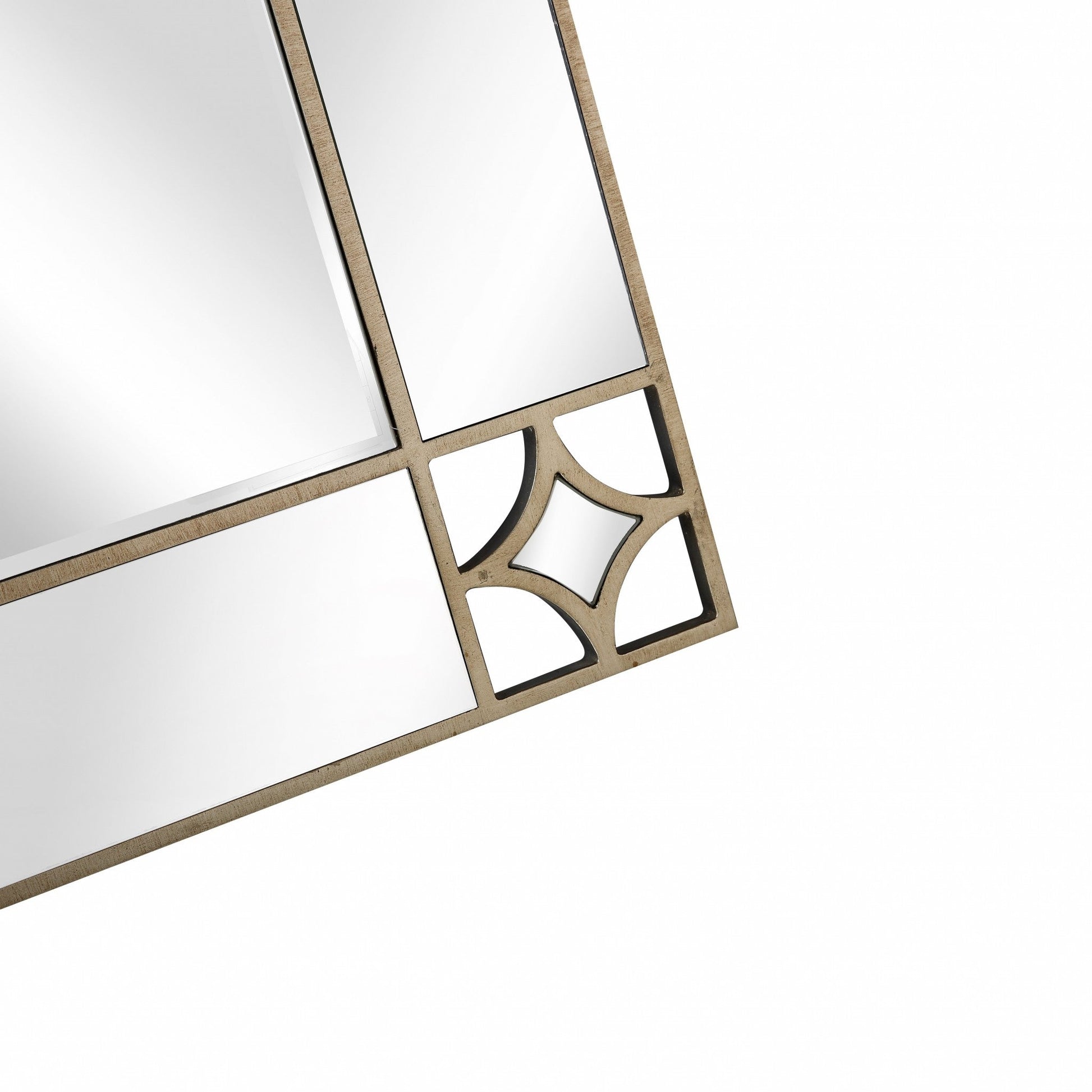 HomeRoots Champagne Finish Wall Mirror