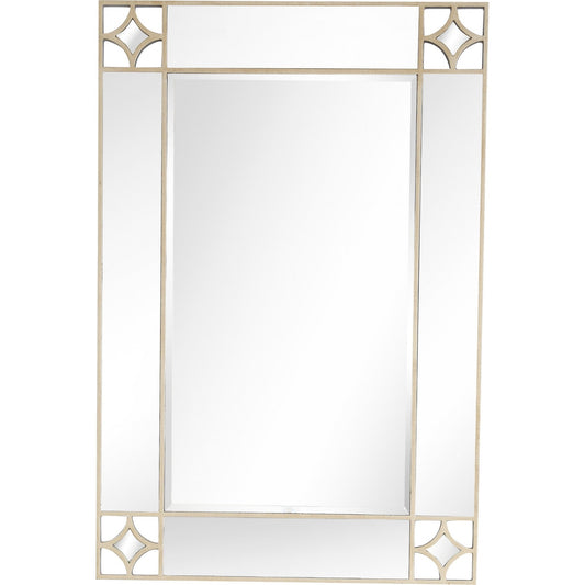 HomeRoots Champagne Finish Wall Mirror