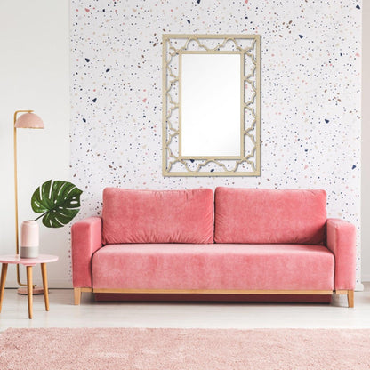 HomeRoots Champagne Glass Wall Mirror