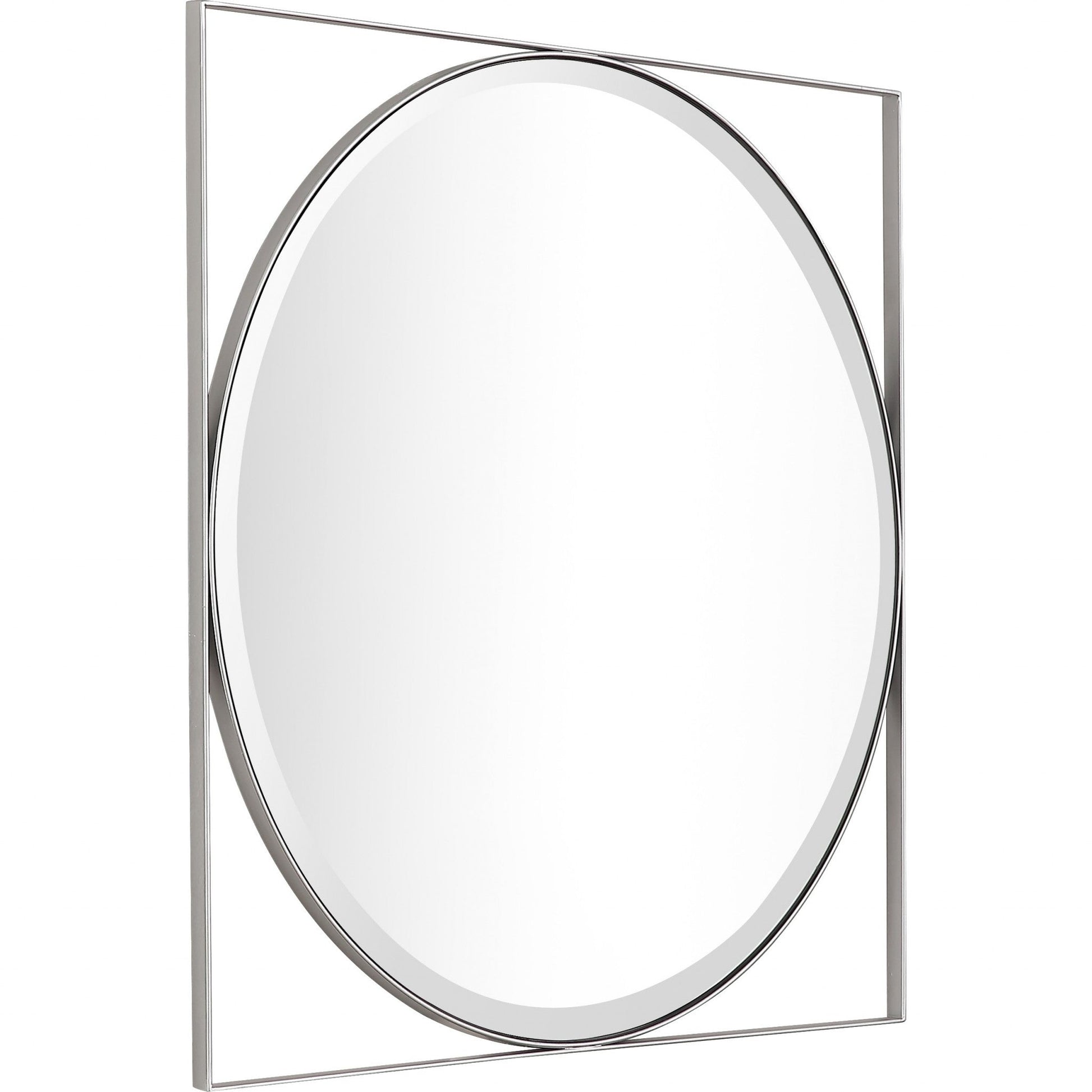 HomeRoots Circle in Square Wall Mirror