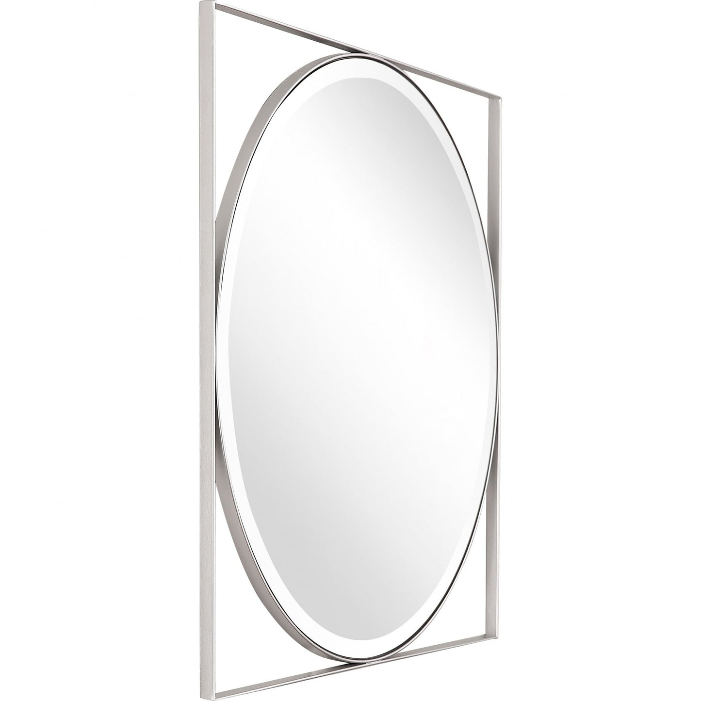 HomeRoots Circle in Square Wall Mirror