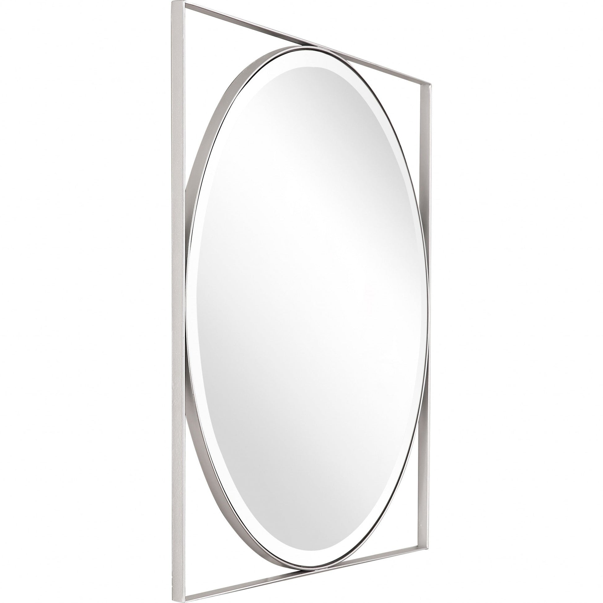 HomeRoots Circle in Square Wall Mirror