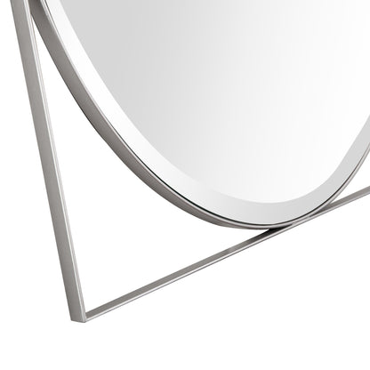 HomeRoots Circle in Square Wall Mirror