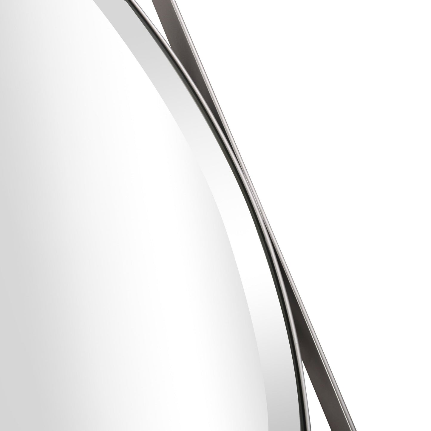 HomeRoots Circle in Square Wall Mirror