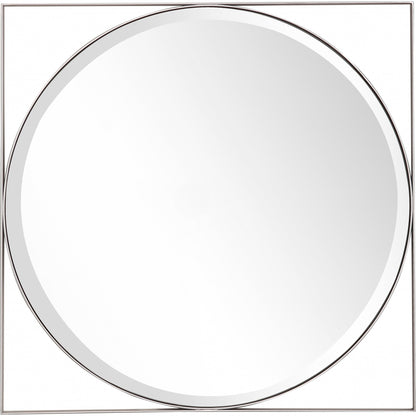 HomeRoots Circle in Square Wall Mirror