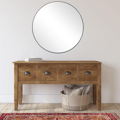 HomeRoots Clean and Chic Round Mirror
