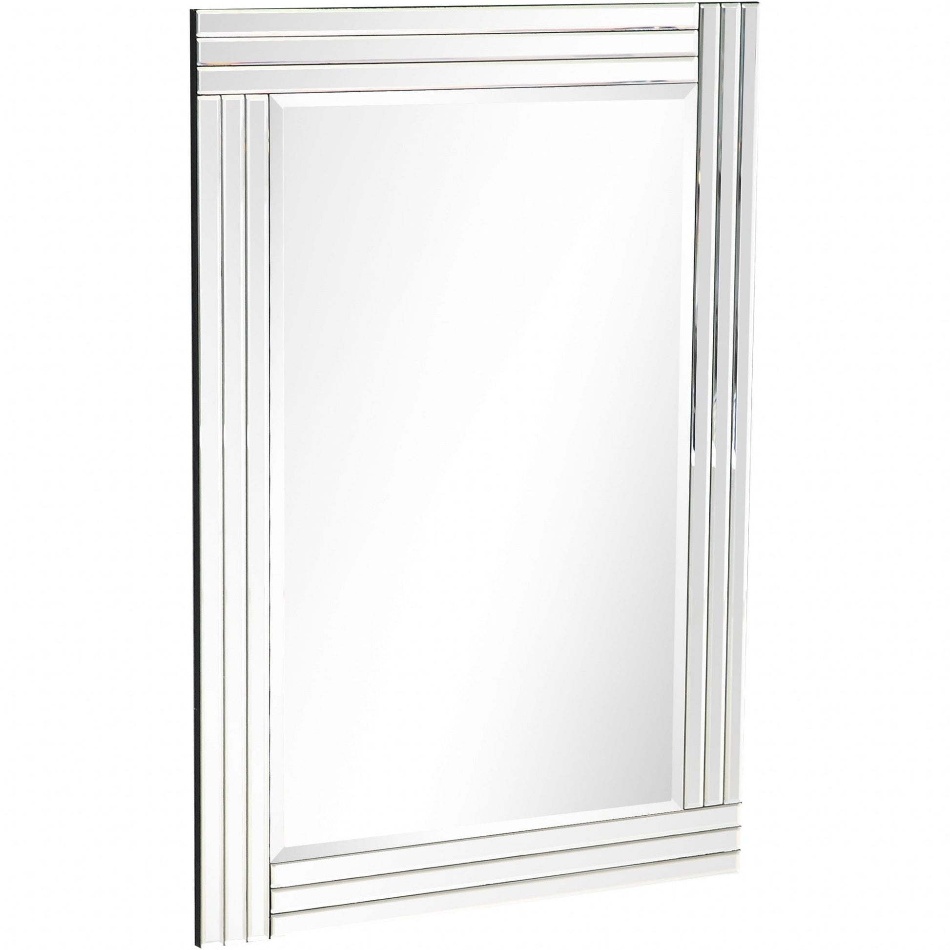 HomeRoots Clear Glass Wall Mirror