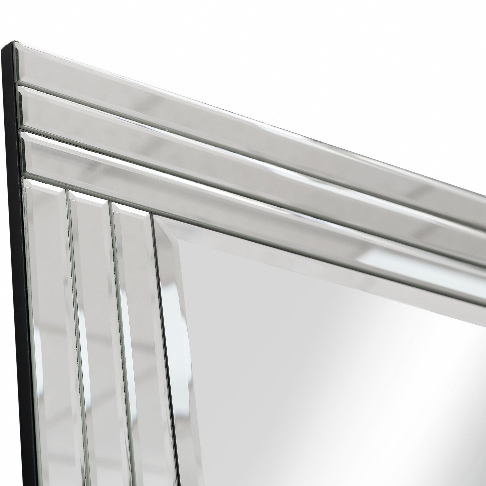 HomeRoots Clear Glass Wall Mirror