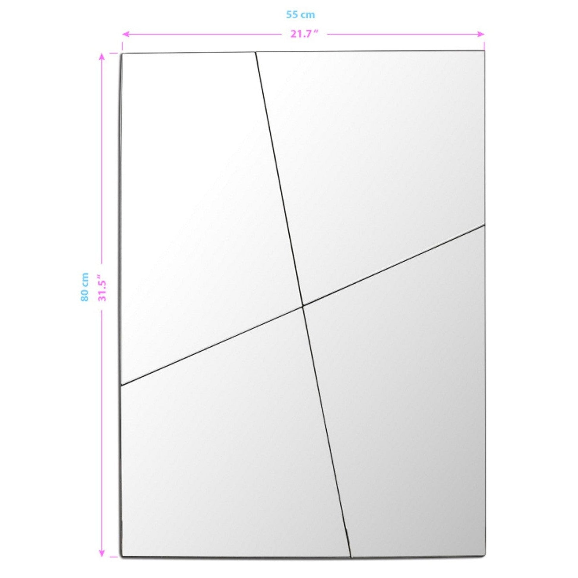 HomeRoots Contemporary Design Wall Mirror