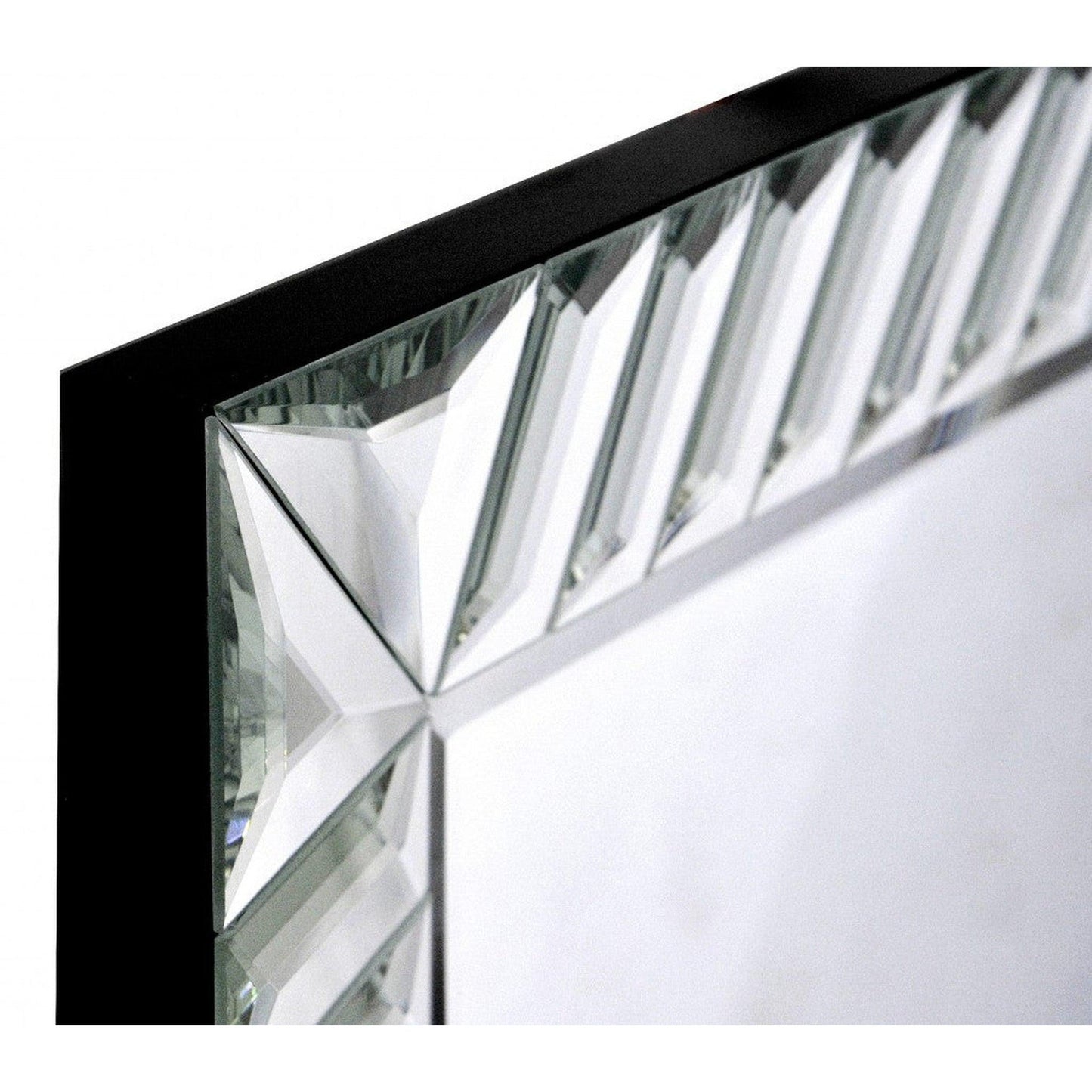 HomeRoots Contemporary Wave Wall Mirror