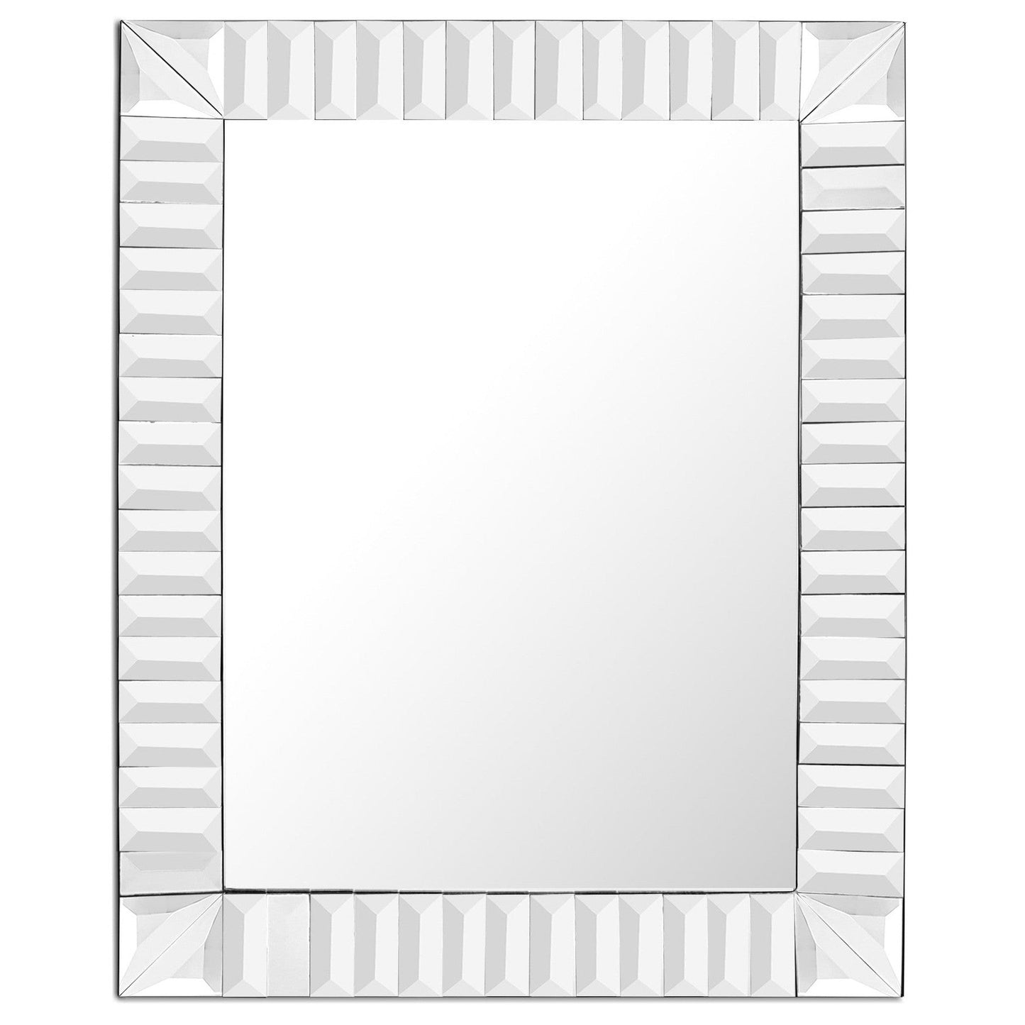 HomeRoots Contemporary Wave Wall Mirror