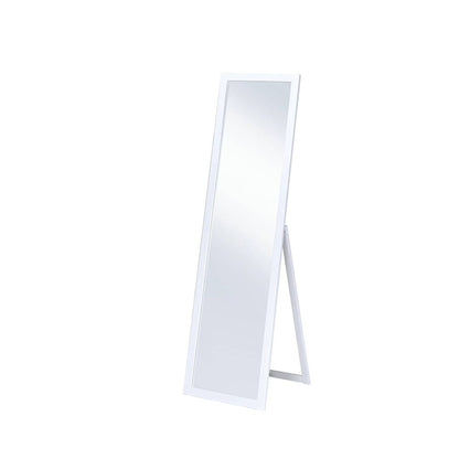 HomeRoots Crisp White Full Length Standing Mirror