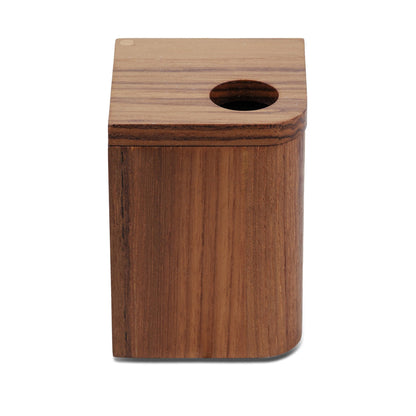 HomeRoots Designer Genuine Teak Cotton Box