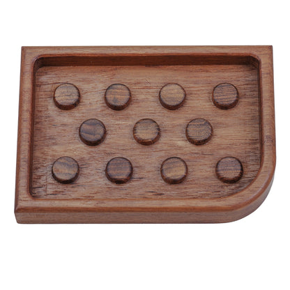 HomeRoots Designer Genuine Teak Soap Dish