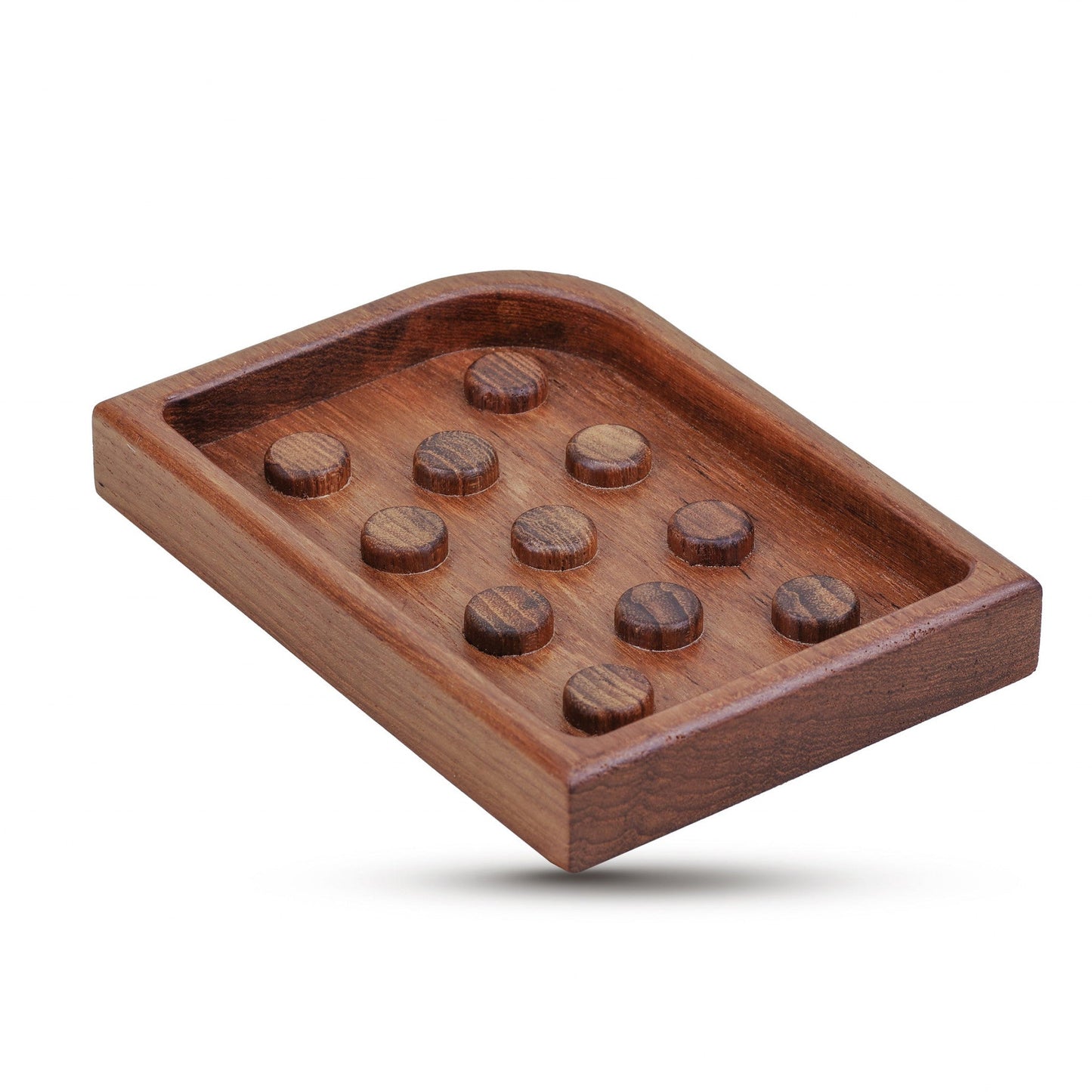 HomeRoots Designer Genuine Teak Soap Dish