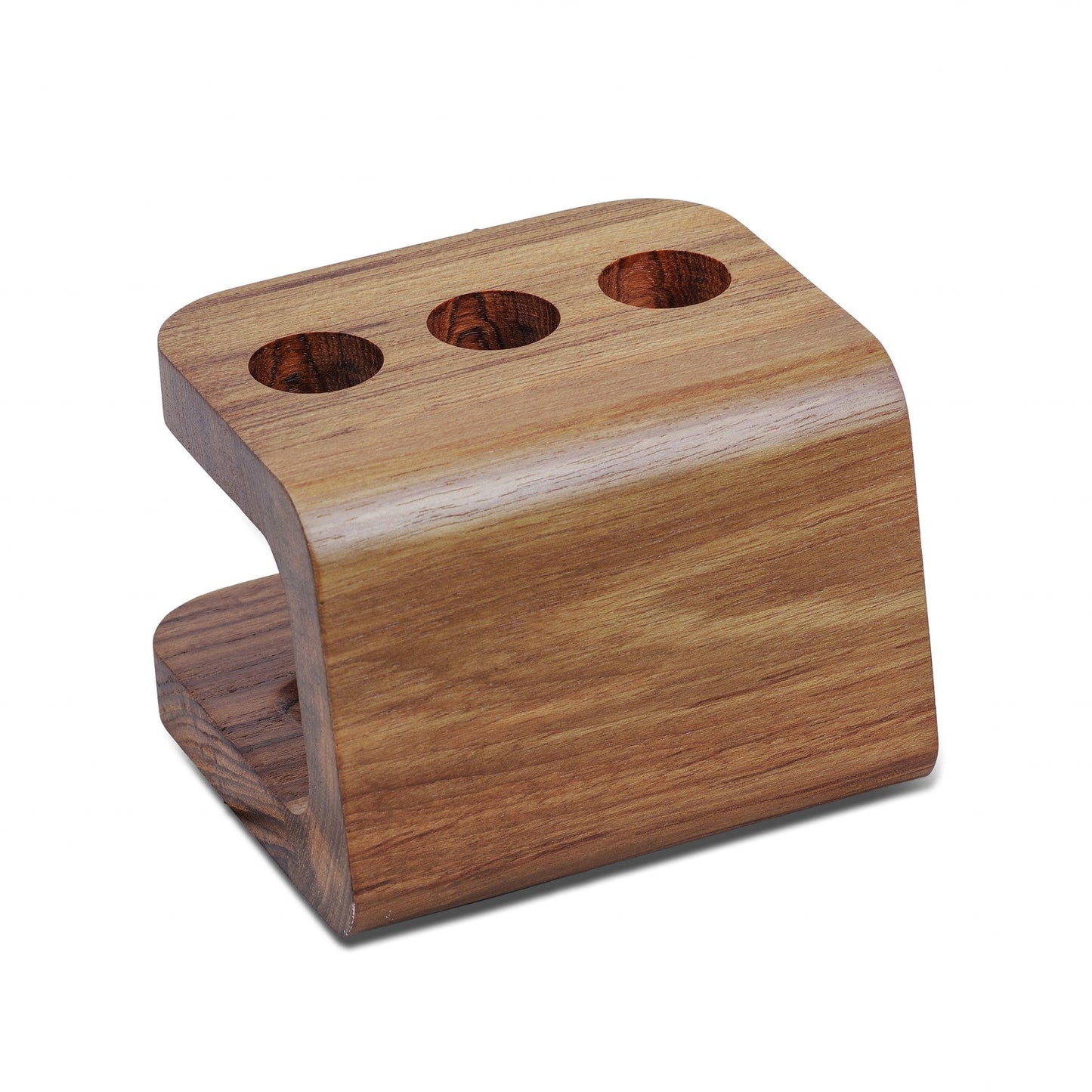 HomeRoots Designer Genuine Teak Toothbrush Holder