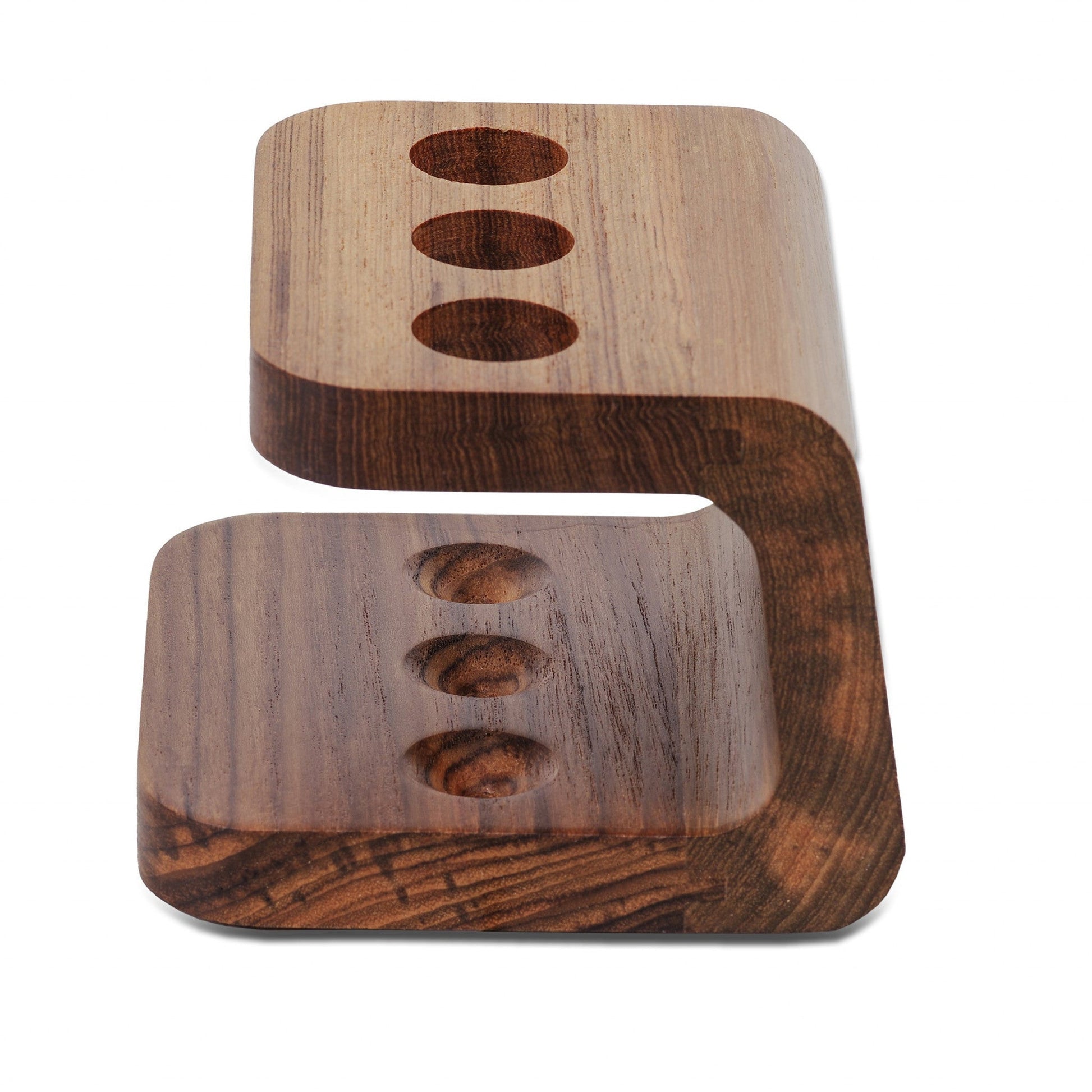 HomeRoots Designer Genuine Teak Toothbrush Holder