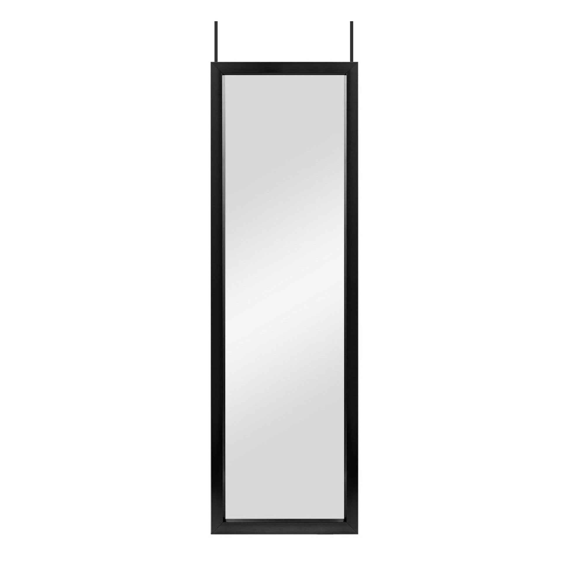 HomeRoots Door Mount Black Mirror