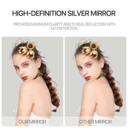 HomeRoots Door Mount Black Mirror