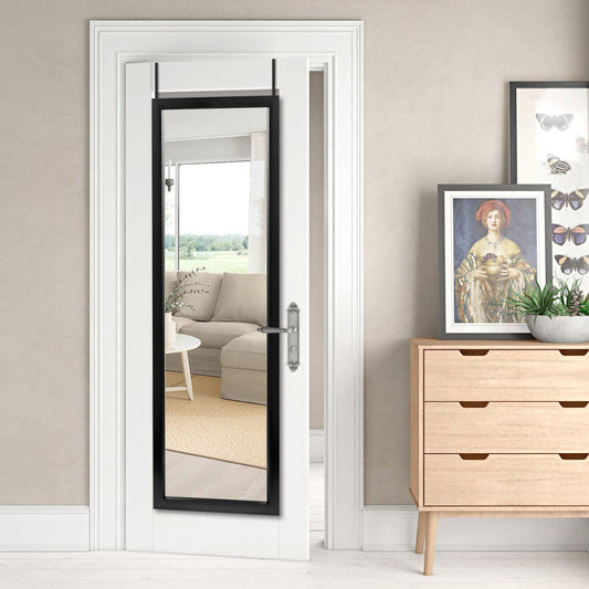 HomeRoots Door Mount Black Mirror