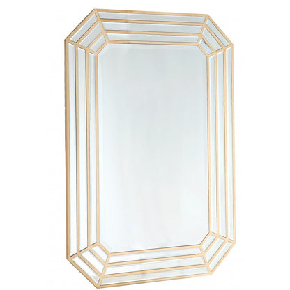 HomeRoots Emerald Cut Wall Mirror