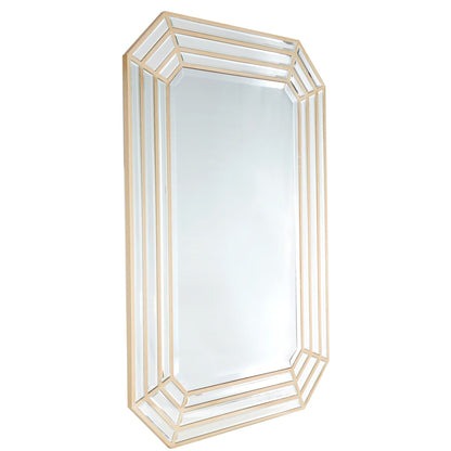 HomeRoots Emerald Cut Wall Mirror