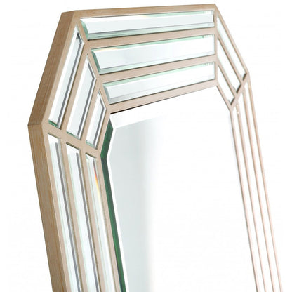 HomeRoots Emerald Cut Wall Mirror