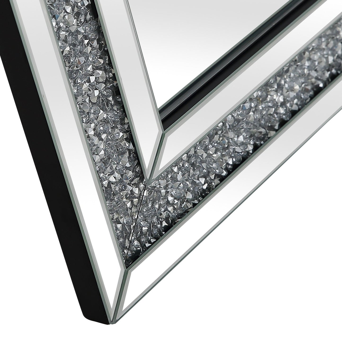 HomeRoots Encrusted Crystal Mirror