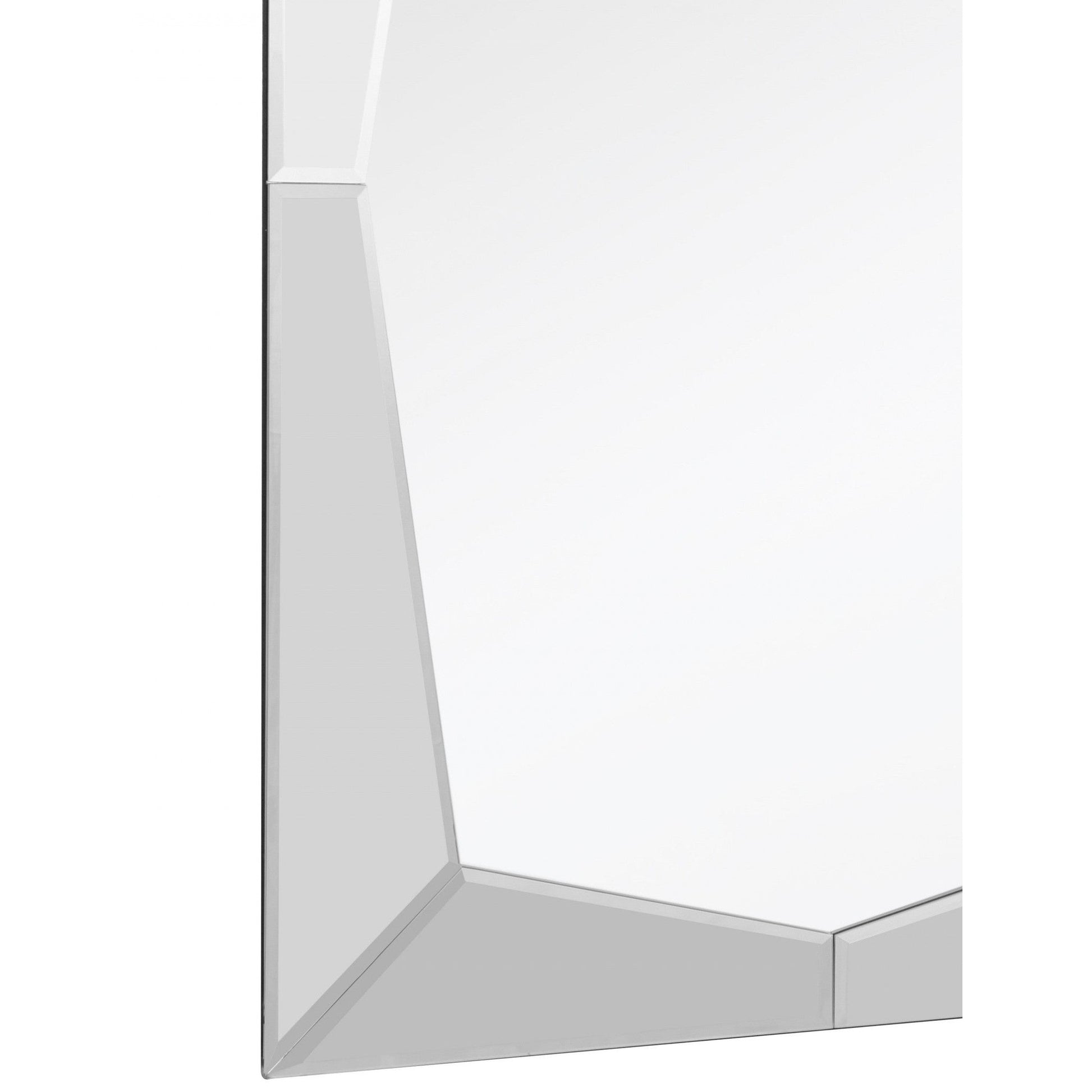 HomeRoots Etched Designed Wall Mirror