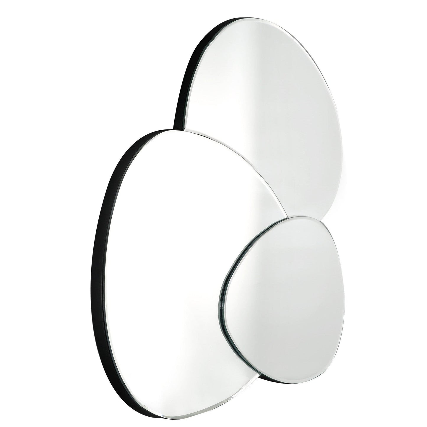 HomeRoots Evolution Abstract Round Mirror