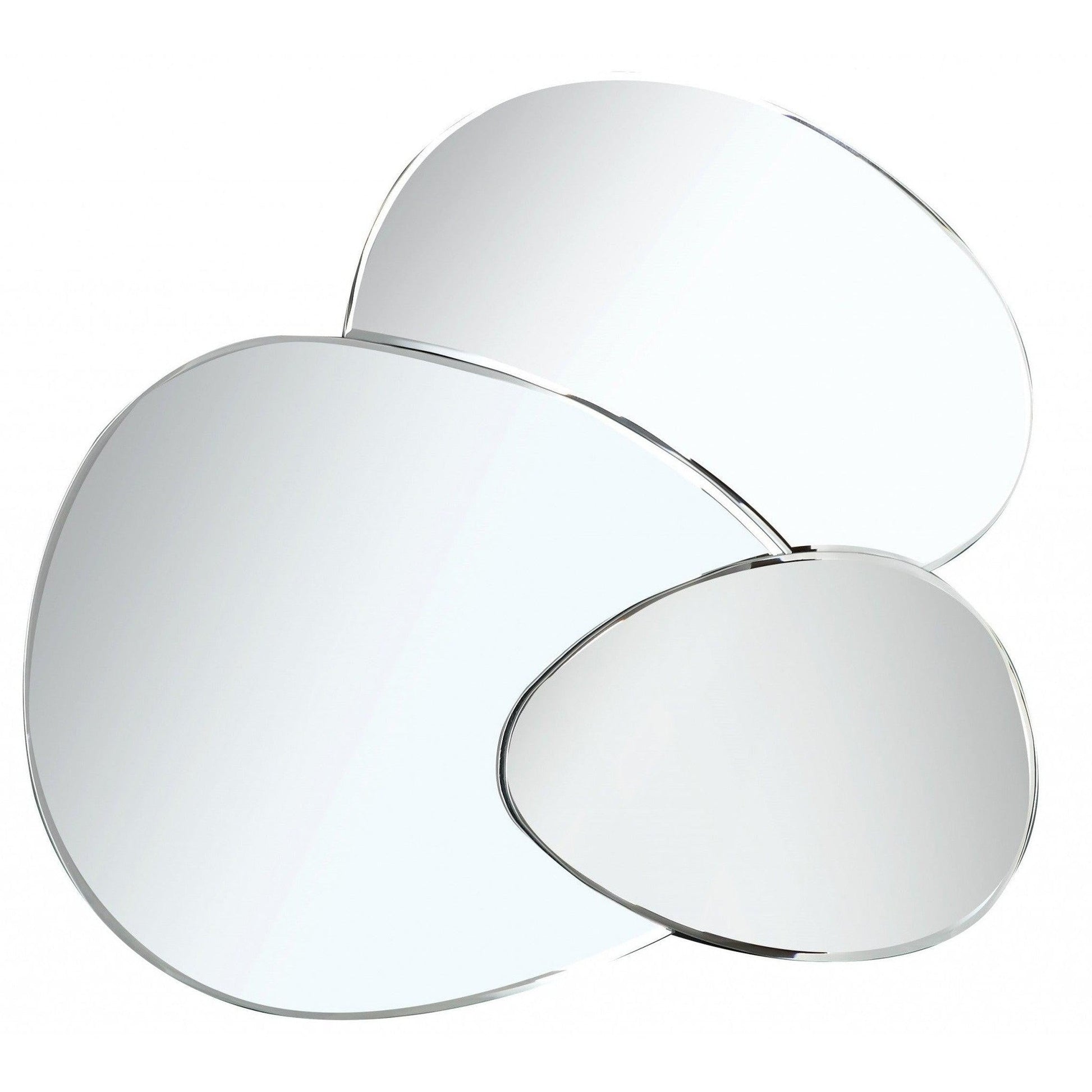 HomeRoots Evolution Abstract Round Mirror