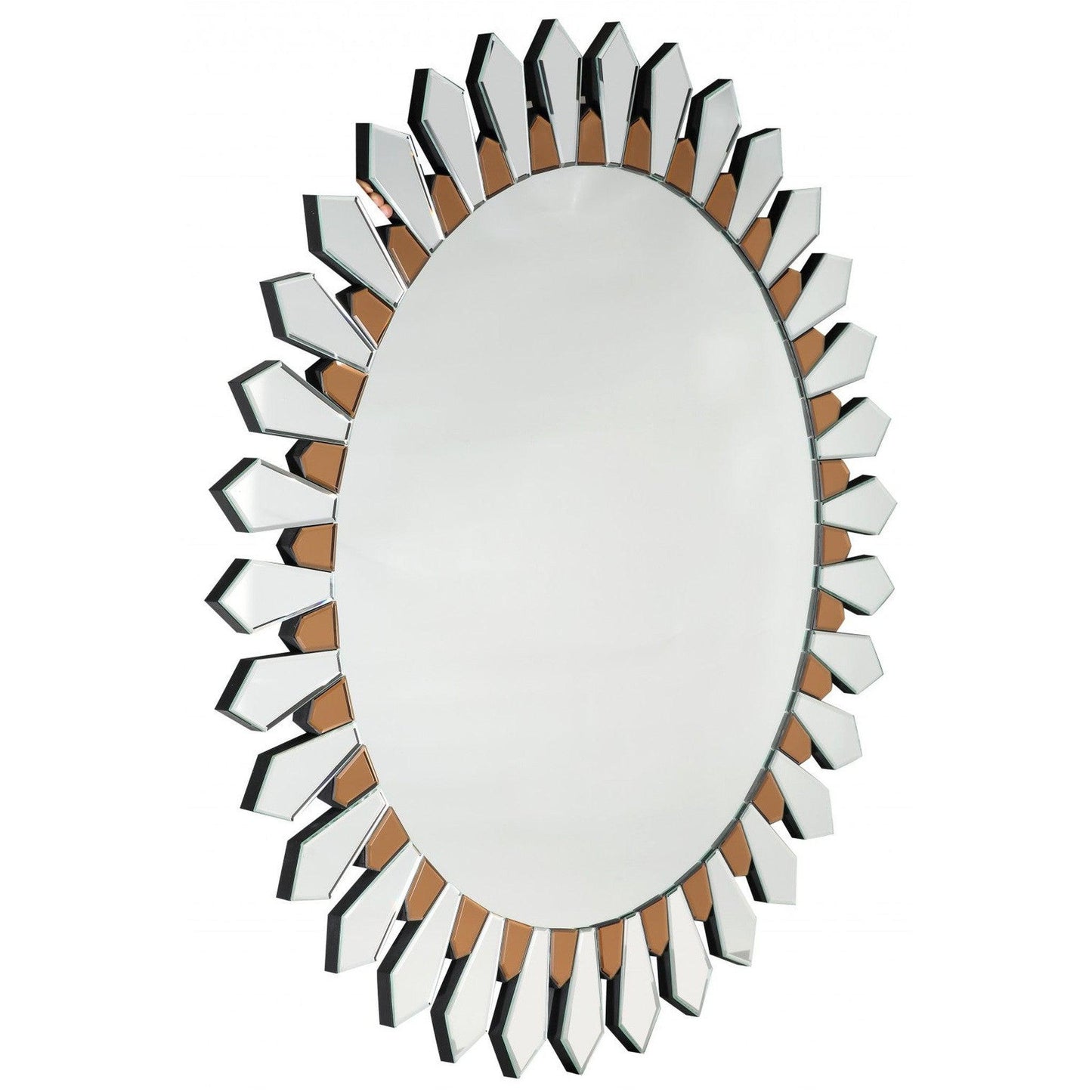 HomeRoots Flower Pedal Wall Mirror