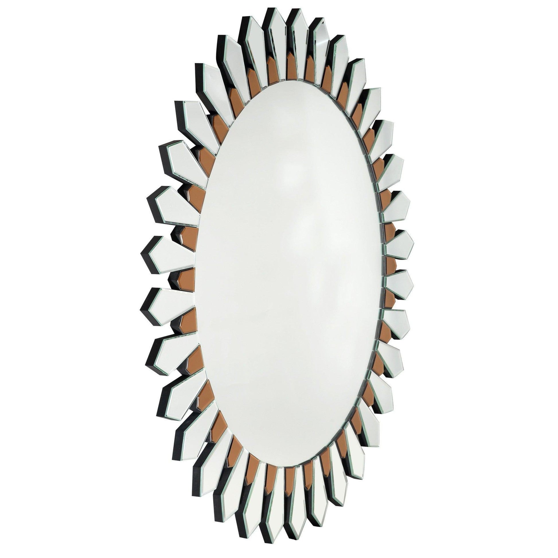 HomeRoots Flower Pedal Wall Mirror