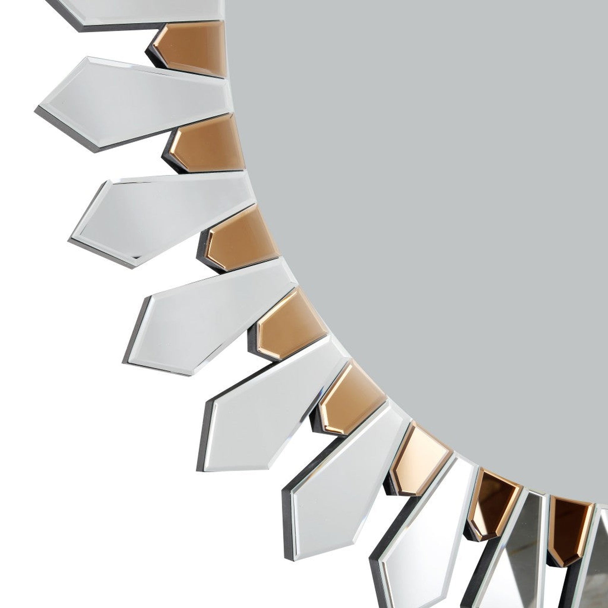 HomeRoots Flower Pedal Wall Mirror