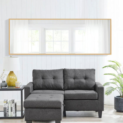 HomeRoots Freestanding Gold Full length Mirror