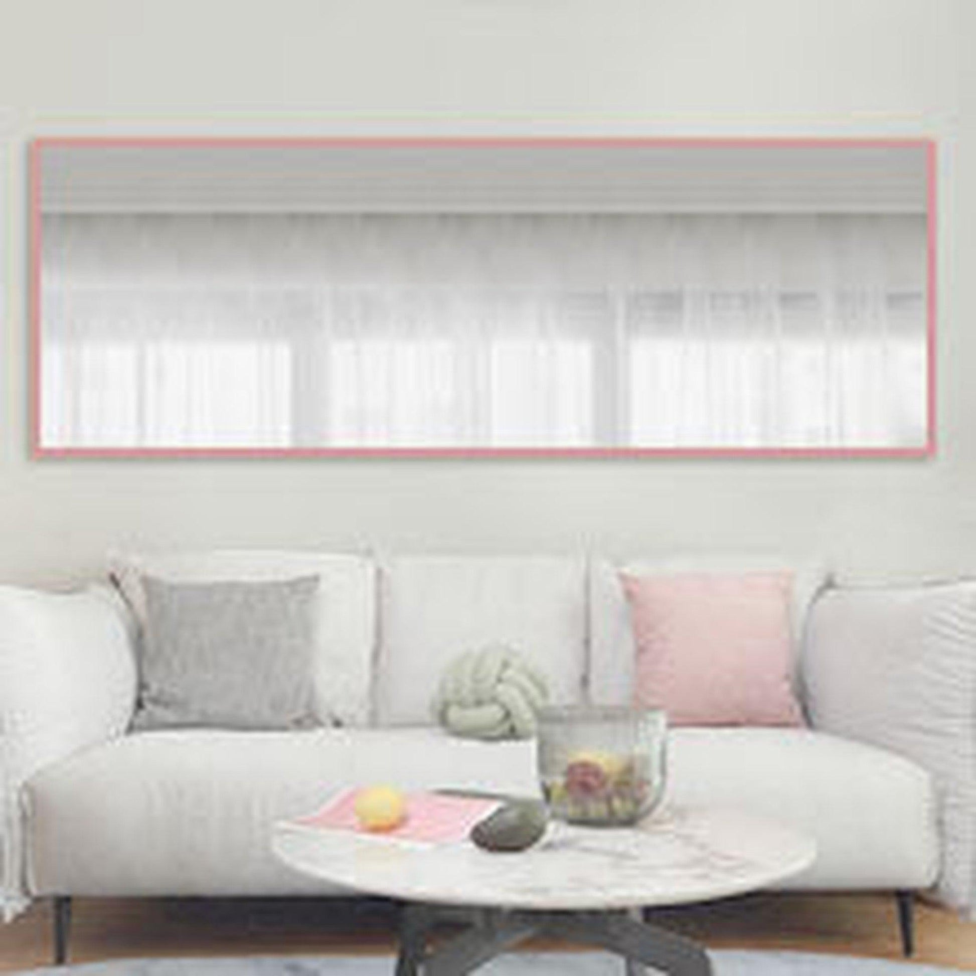 HomeRoots Freestanding Rose Gold Full-length Floor Mirror