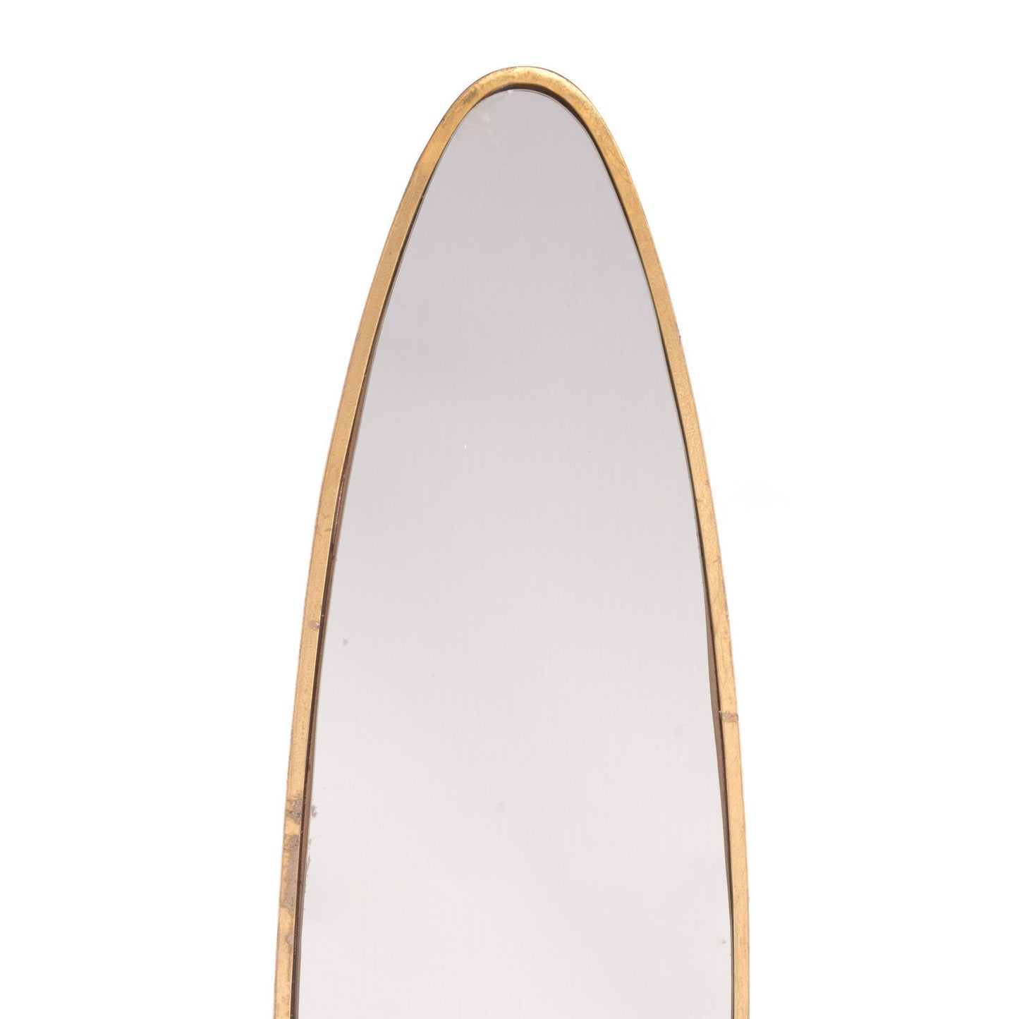 HomeRoots Full Length Gold Oval Mirror