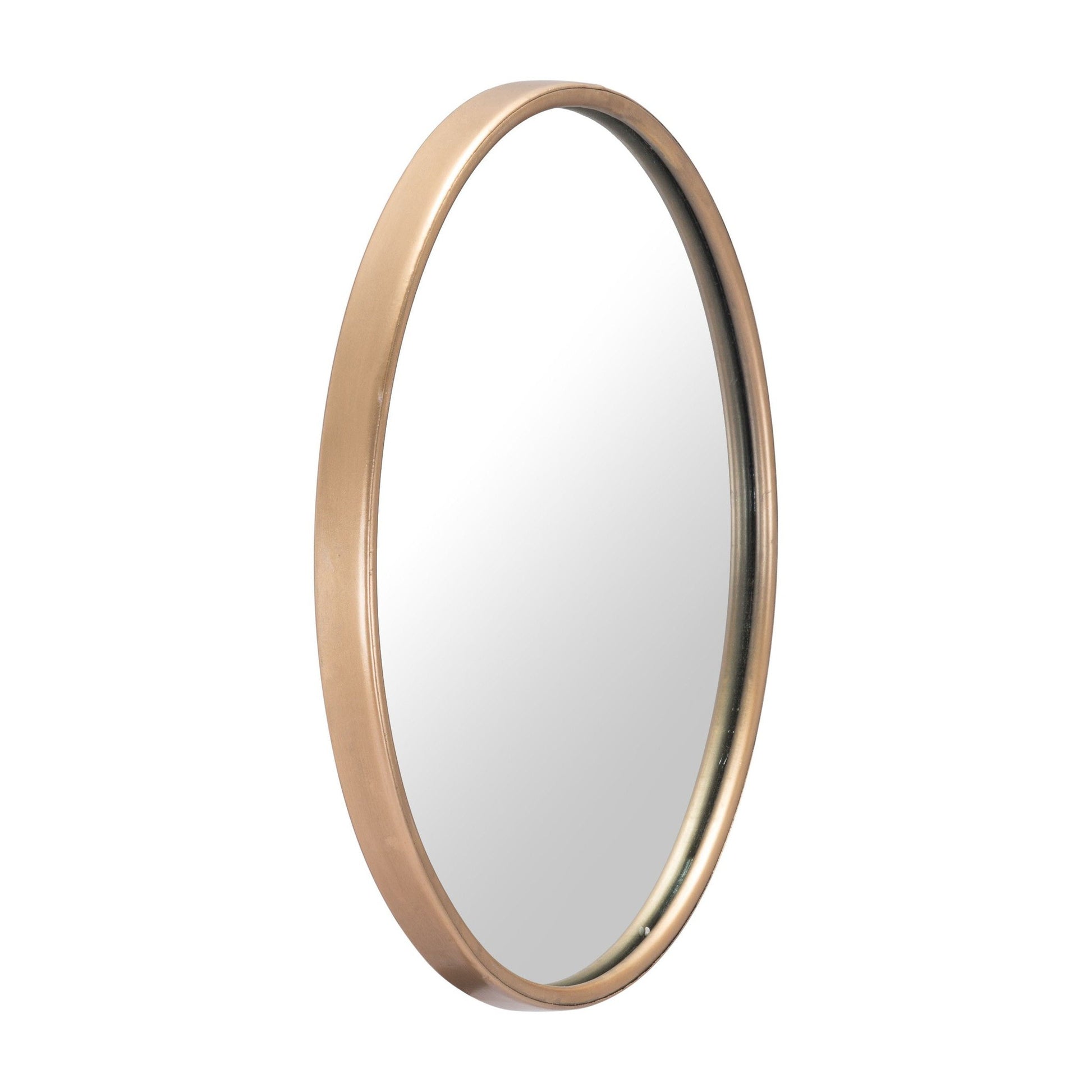 HomeRoots Full Size Gold Round Mirror