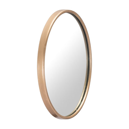 HomeRoots Full Size Gold Round Mirror