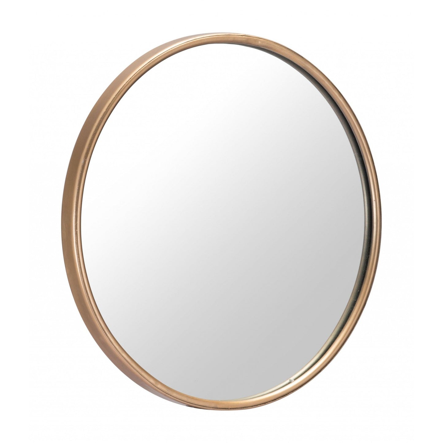 HomeRoots Full Size Gold Round Mirror
