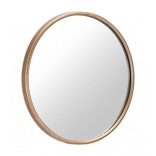 HomeRoots Full Size Gold Round Mirror