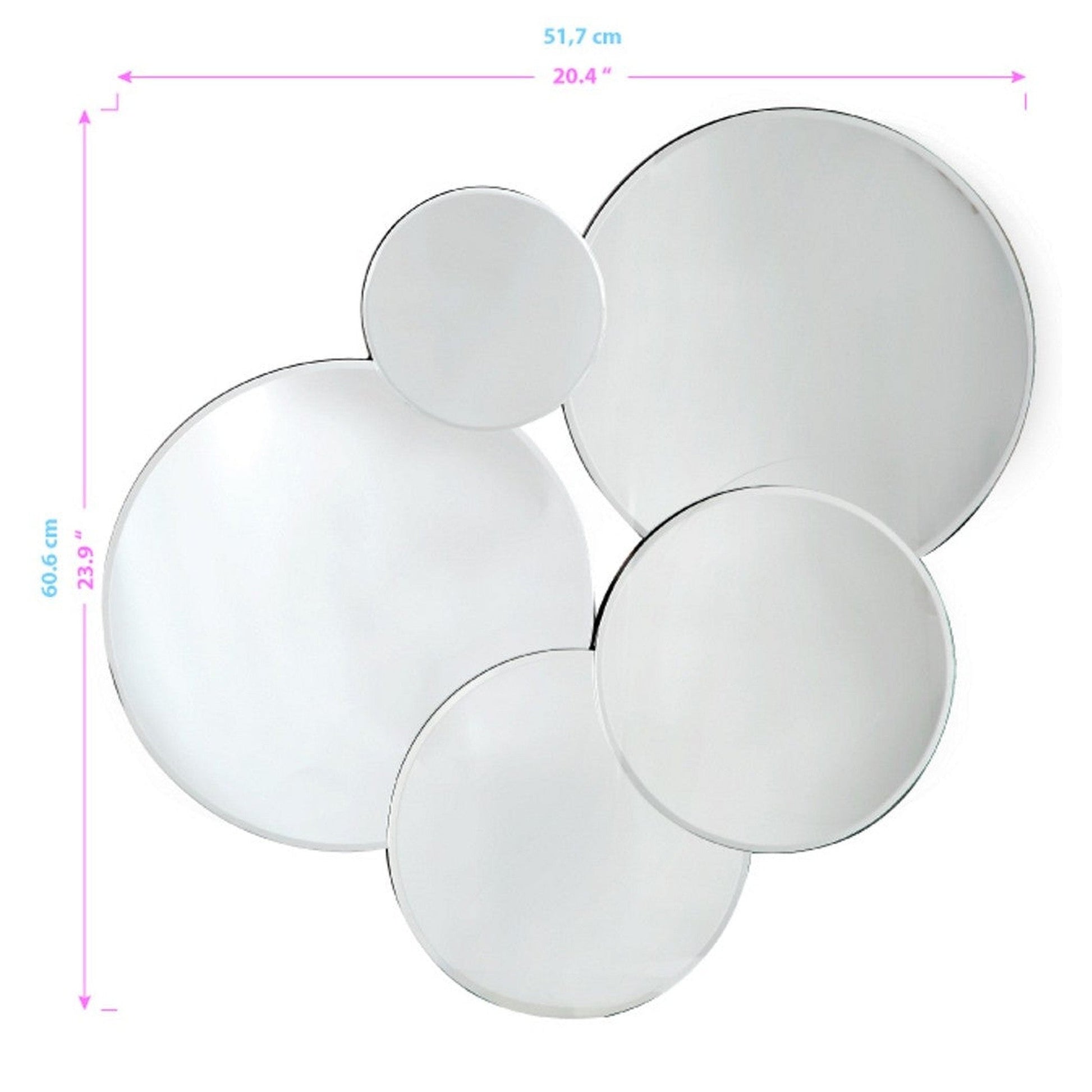 HomeRoots Fun and Circular Wall Mirror