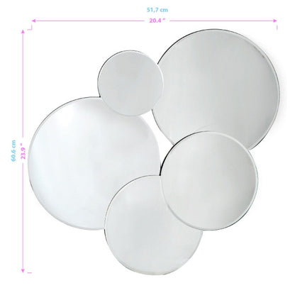 HomeRoots Fun and Circular Wall Mirror