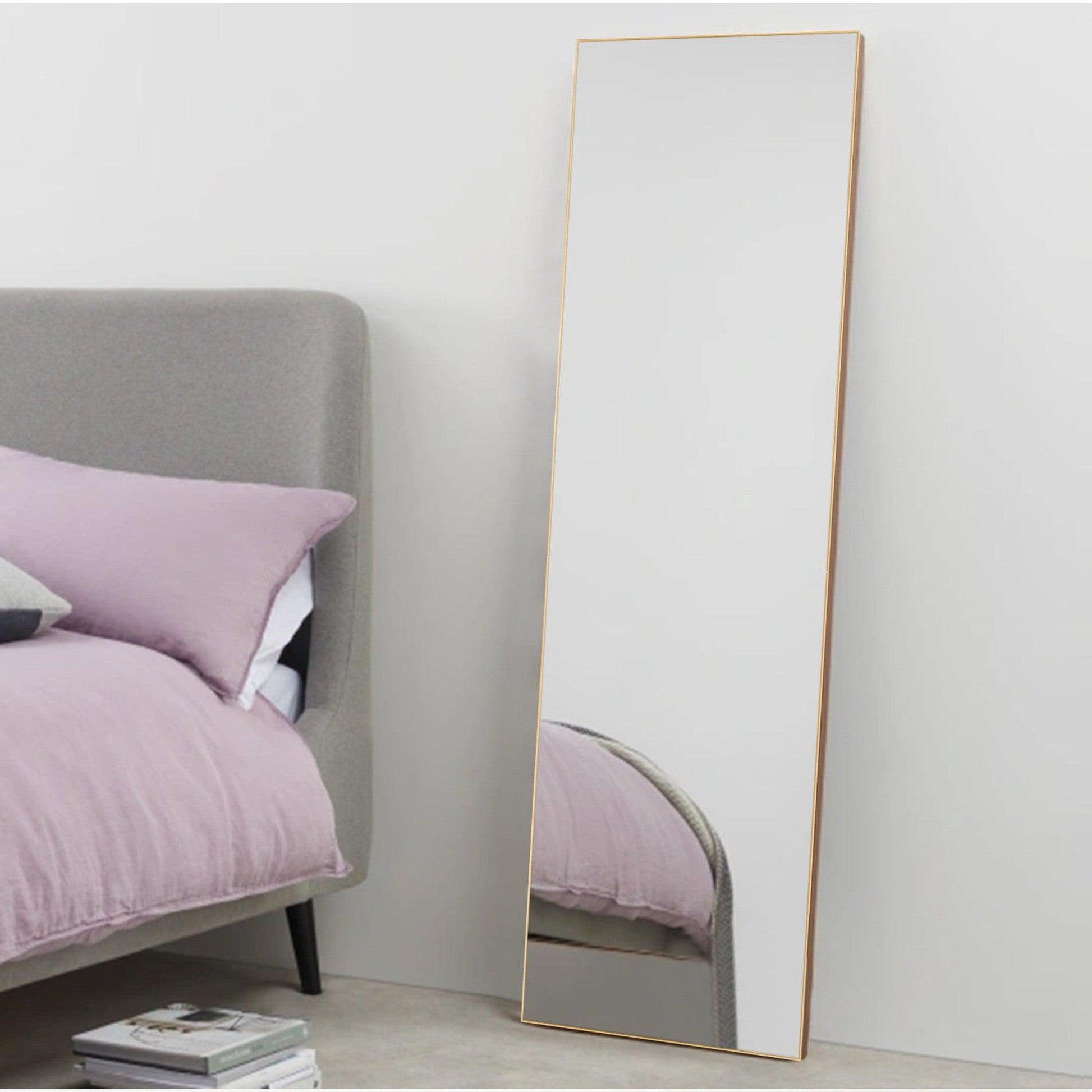 HomeRoots Gold Aluminum Frame Mirror