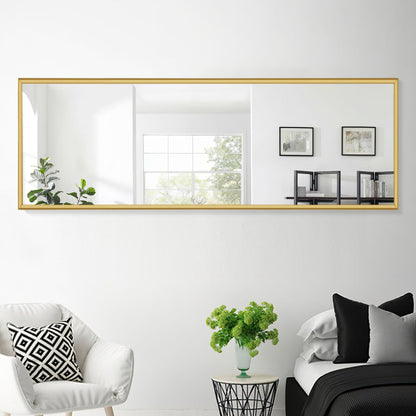 HomeRoots Gold Aluminum Framed Mirror
