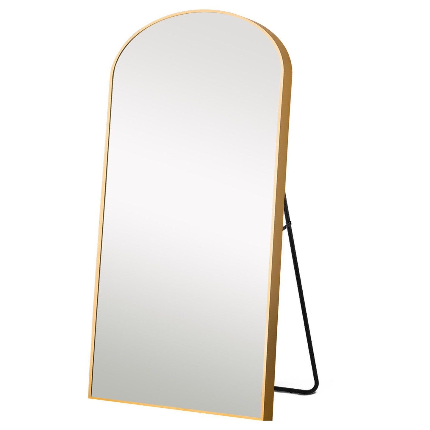 HomeRoots Gold Arched Full-length Standing Mirror