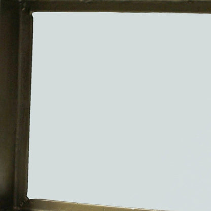 HomeRoots Gold Cast Aluminum Rectangular Mirror