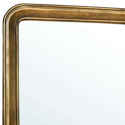 HomeRoots Gold Framed Rectangular Mirror