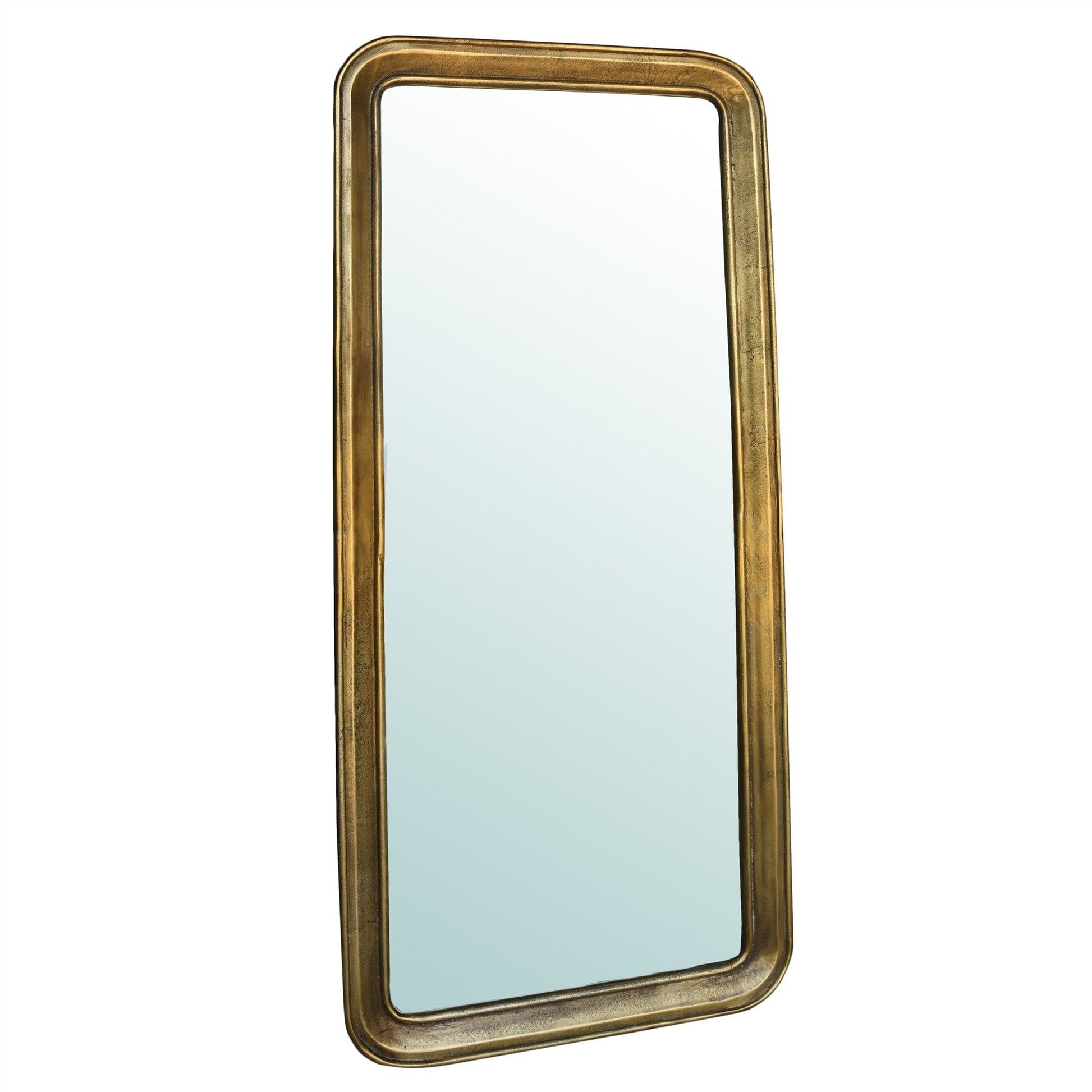 HomeRoots Gold Framed Rectangular Mirror